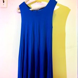 Royal Blue T-Shirt Dress